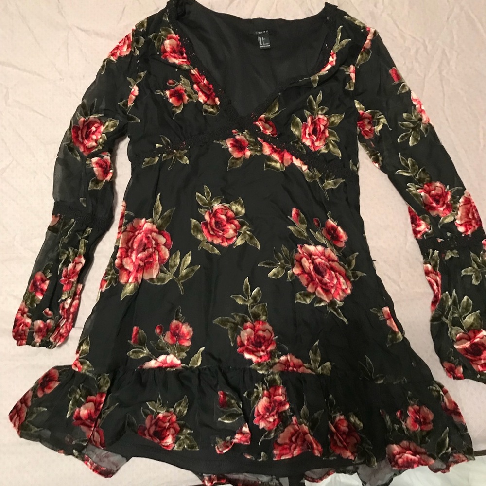 Forever 21 rose dress